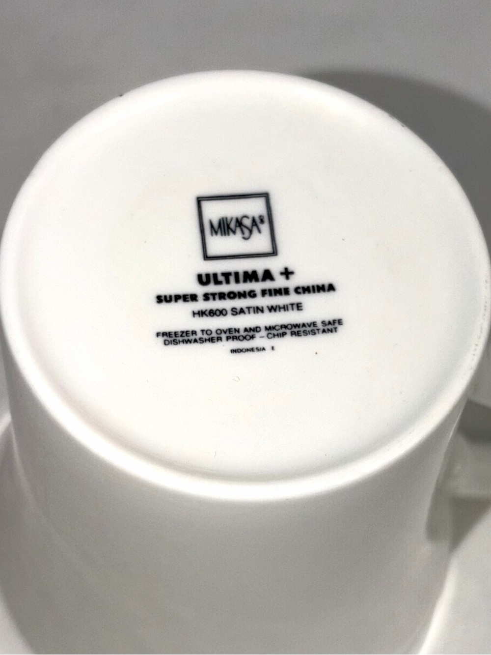 (4) Mikasa Ultimate+ Mug Satin white Mugs/Cups - Picture 2 of 5